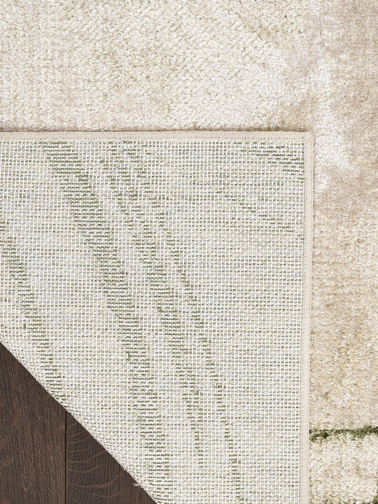 Astra Machine Washable ASW14 Beige/Green 7'10" x 10' Rug