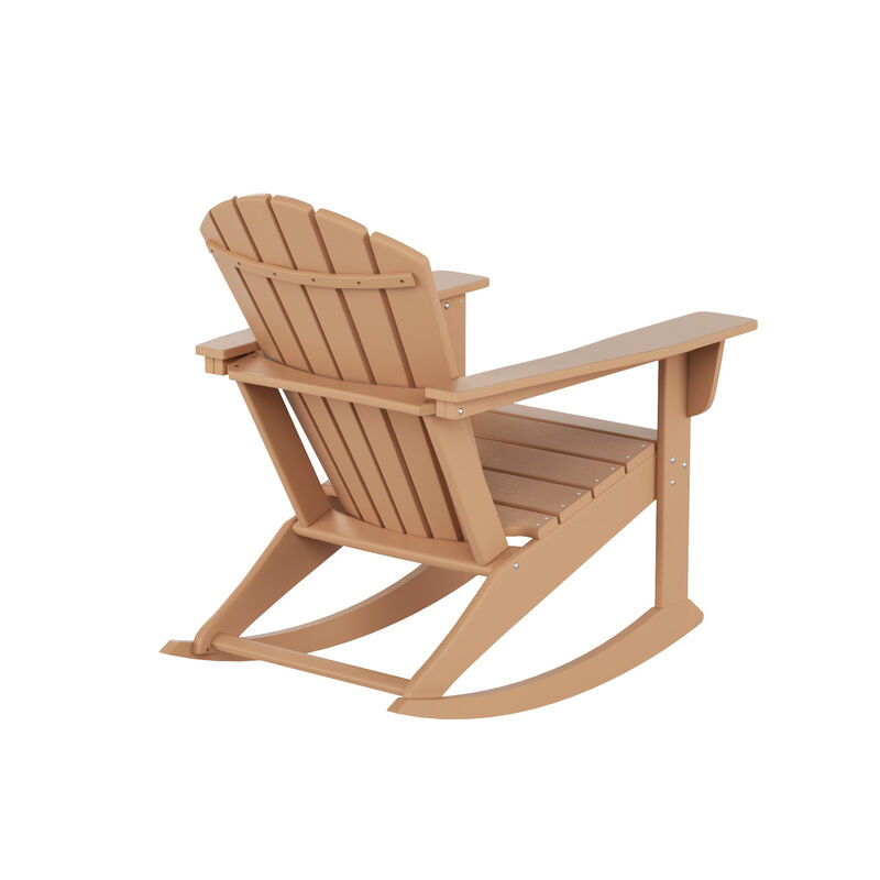 WestinTrends Outdoor Patio Adirondack Rocking Chair