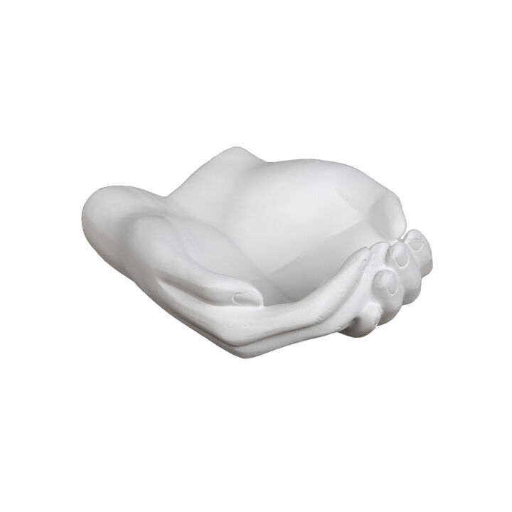 Handle with Care "Hands" Holder for Keys, Coins, or Candles
