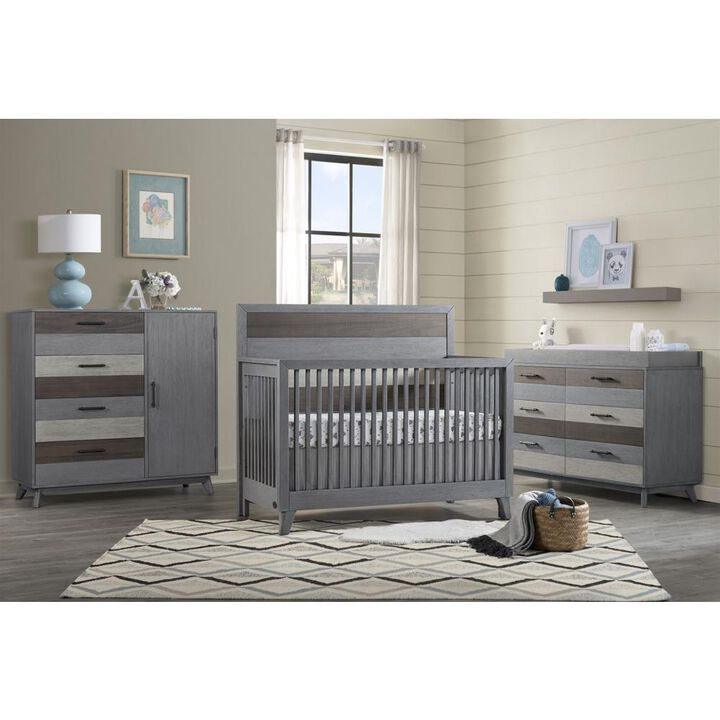 Soho Baby Cascade Changing Topper Multi Tone Gray