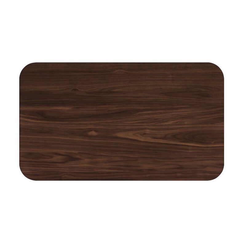 Omax Decor Joss Rectangular Shape Modern Wood Coffee Table in Walnut