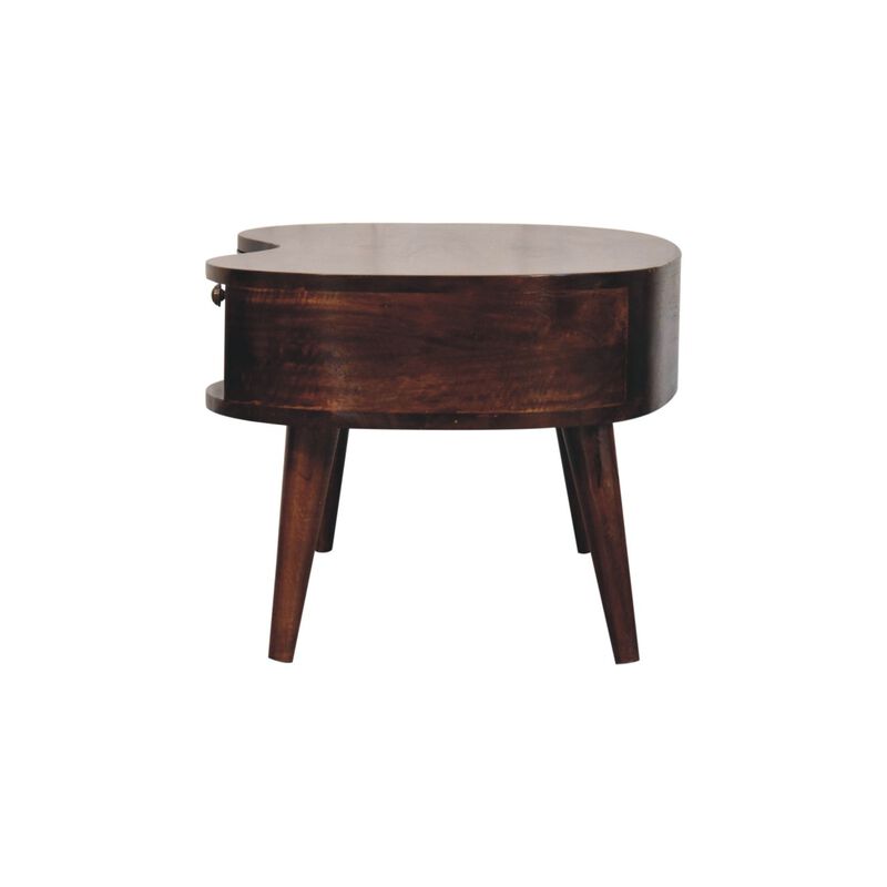 Artisan Furniture Solid Wood California Walnut Wave Coffee Table