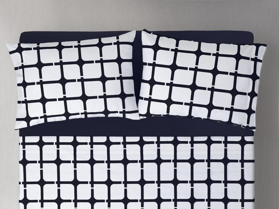 Brooks Brothers Geo Printed Cotton Oxford Pillowcase Pair