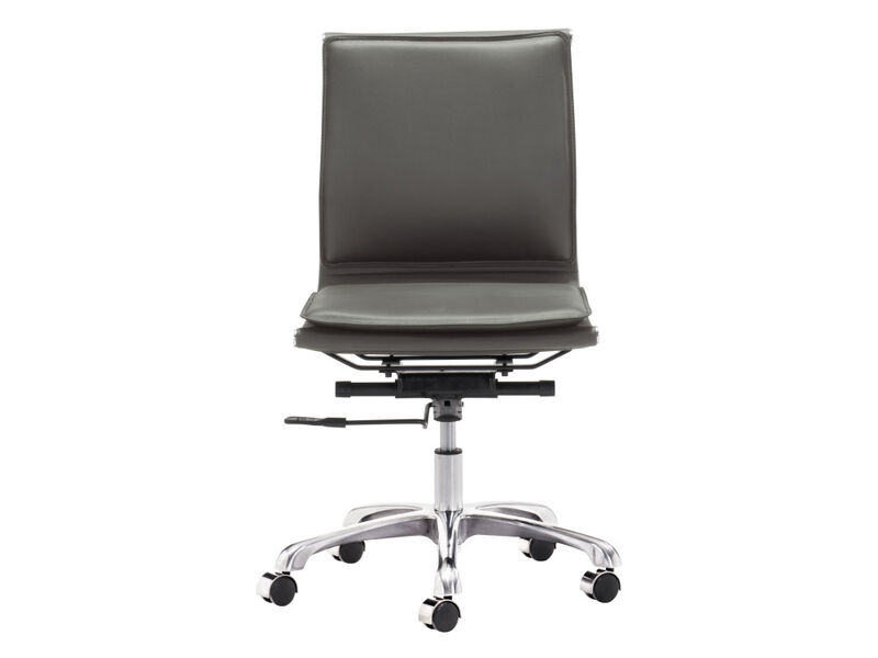 Lider Plus Armless Office Chair Gray