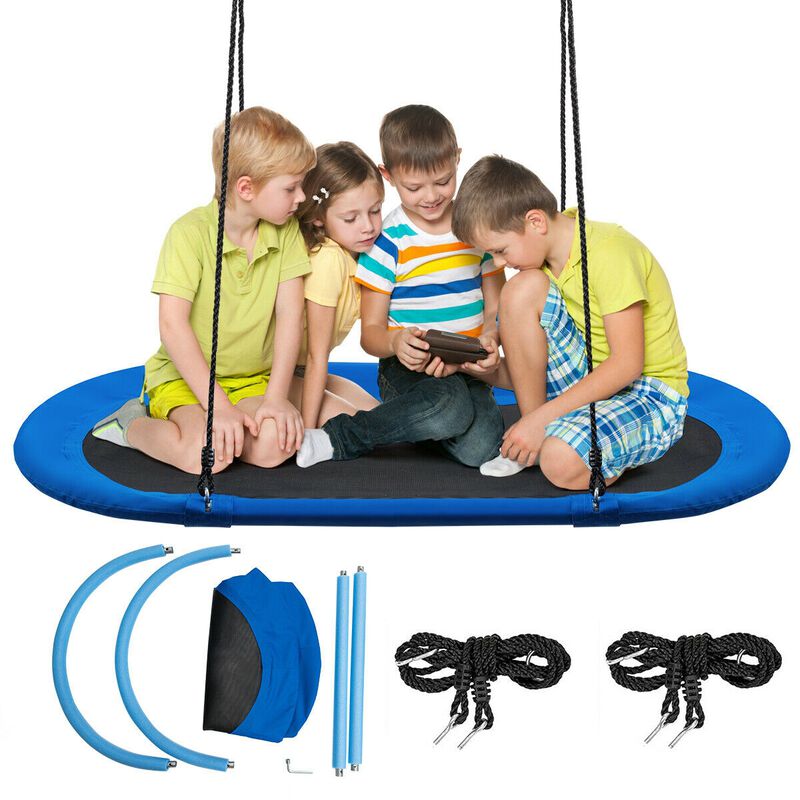 60 Inch Saucer Surf Outdoor Adjustable Swing