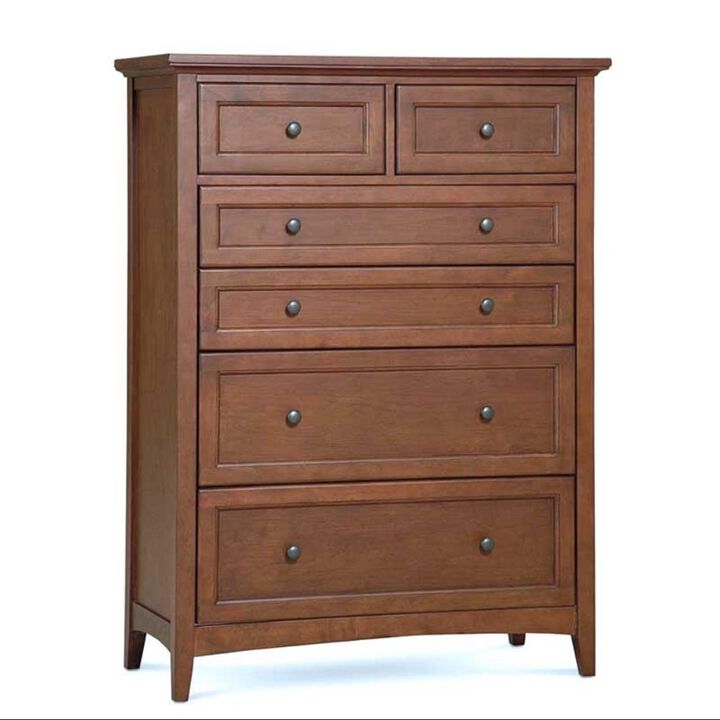 Belen Kox Cherry Brown 6-Drawer Chest, Belen Kox
