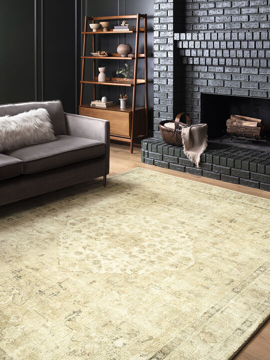 Rosette ROS05 Sand/Ivory 18" x 18" Sample Rug