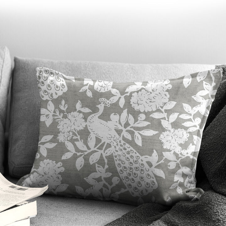 6ix Tailors Fine Linens Lark Taupe Decorative Throw Pillows