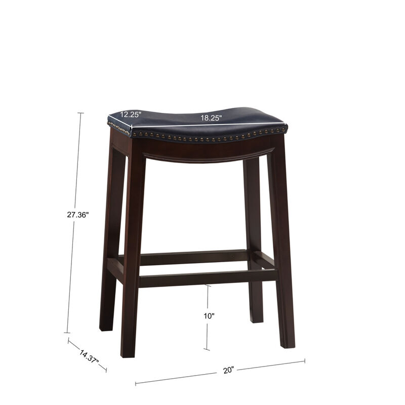Belfast Saddle Counter Stool