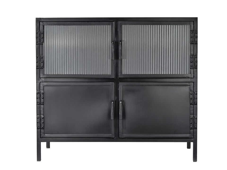 Vitrino 4 Door Side Table