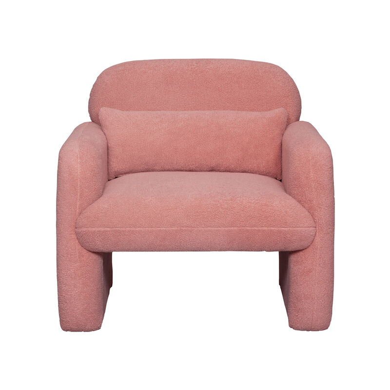Merax Teddy Fleece Single Sofa Chair Accent Chair