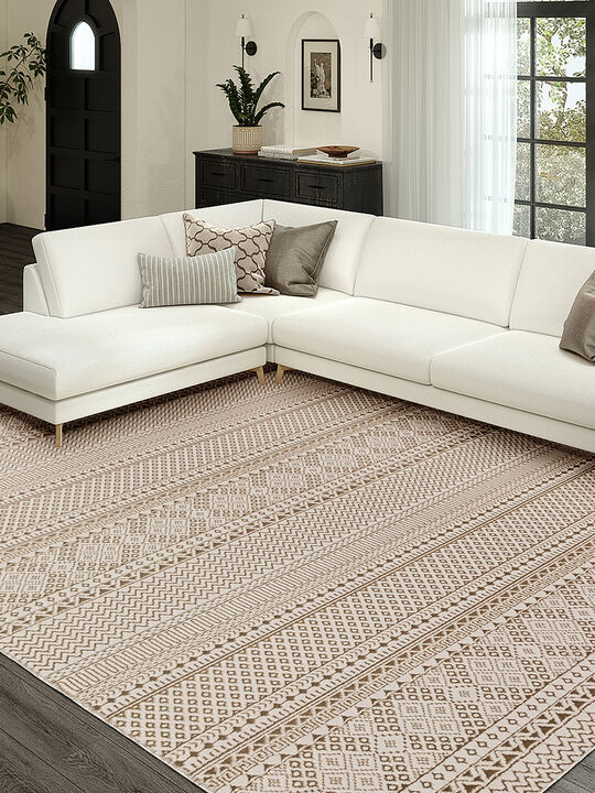 Rhodes RR2 Taupe 3'2" x 5'1" Rug