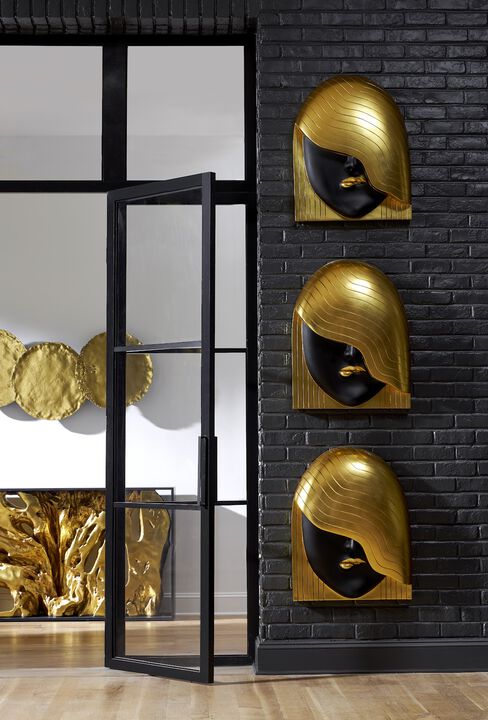Fashion Face Left Wave Wall Art