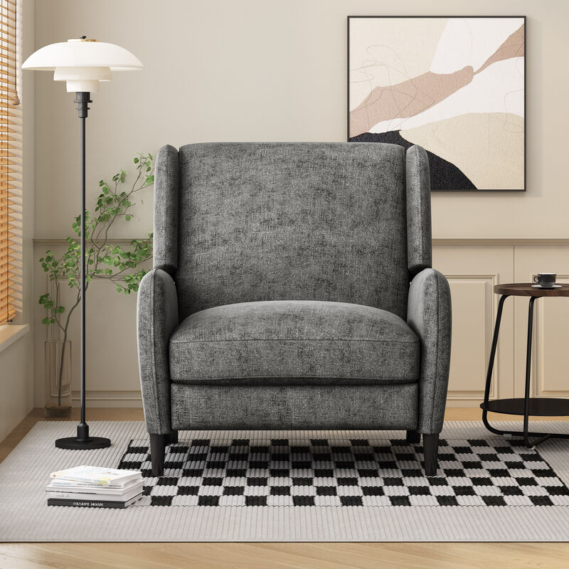 Oversized Contemporary Push-Back Recliner for Maximum Relaxation