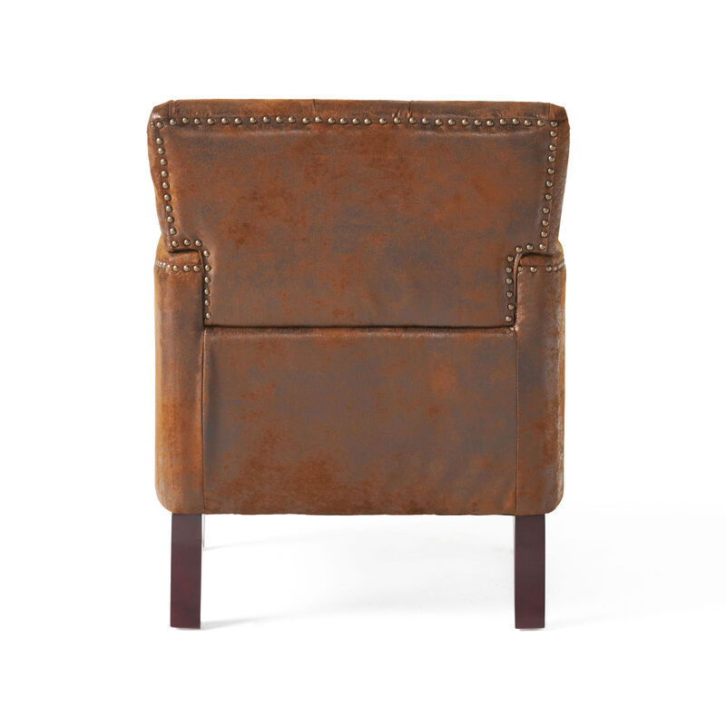 Merax Fabric Tufted Club Chair