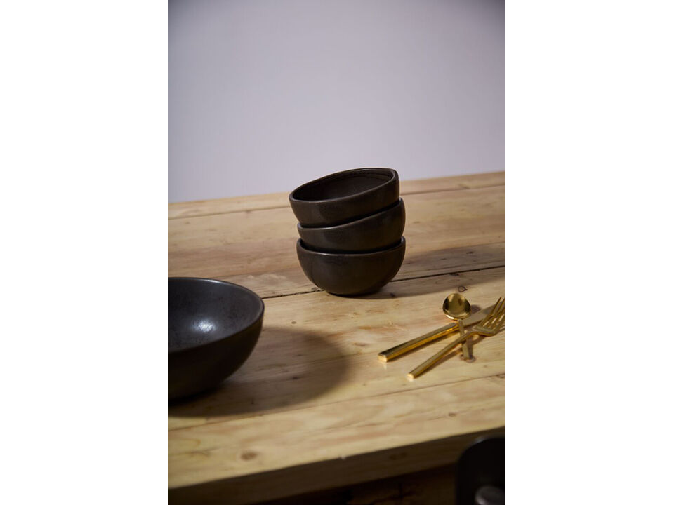 Kavala Cereal Bowl II in Espresso (Set of 4)