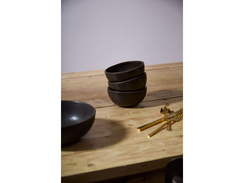 Kavala Cereal Bowl II in Espresso (Set of 4)