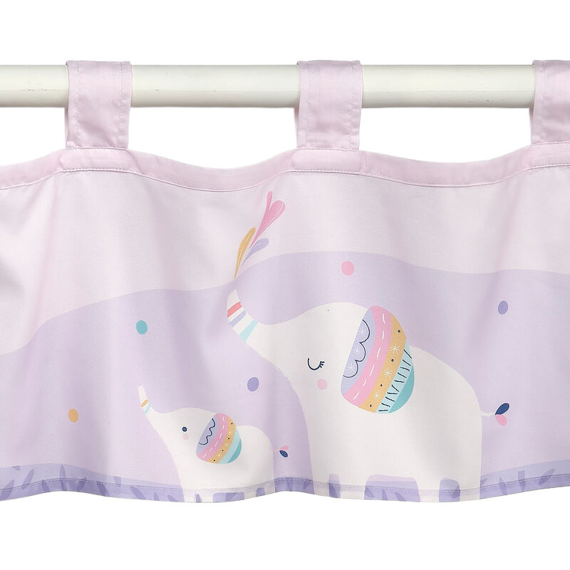 Bedtime Originals Elephant Dreams Nursery/Child Light Pink Window Valance