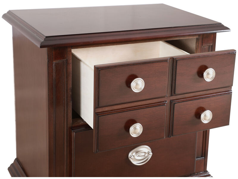 Summit 5-Drawer Nightstand (27 in. H x 16 in. W x 24 in. D)