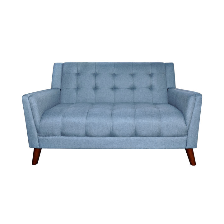 Merax Modern Fabric Loveseat Accent Sofa Chair