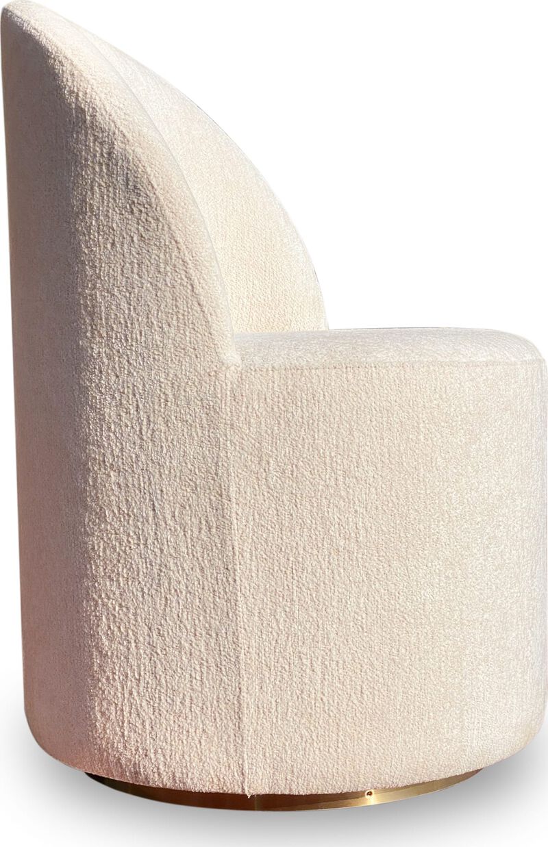 Zinnia Fully Upholstered Swivel Chair