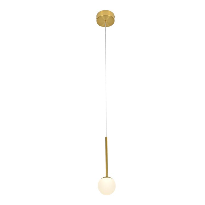 VONN Lighting 1-Light Integrated LED Height Adjustable Pendant Lighting