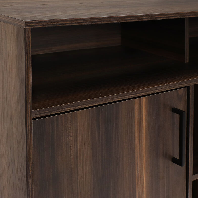 Sunnydaze 48.5" Anthony Sideboard Storage Buffet Cabinet with Shelves