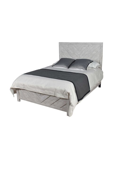 Streamdale Denver Modern Style Queen Bed Made With Wood In Gray