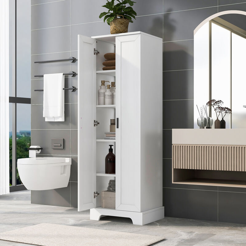 Merax Bathroom Storage Cabinet with 2 Doors