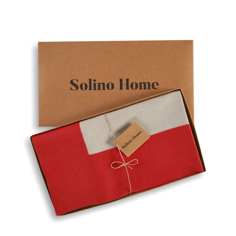 Solino Home 100% Pure Linen Tablecloth | Contempo for Spring and Easter
