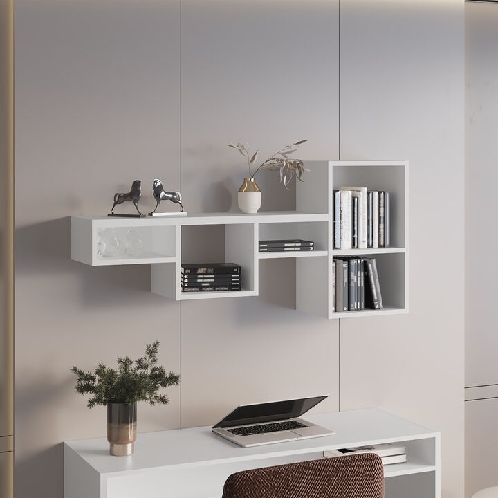 Norman Shelf 22" H, 7 Shelves, Black