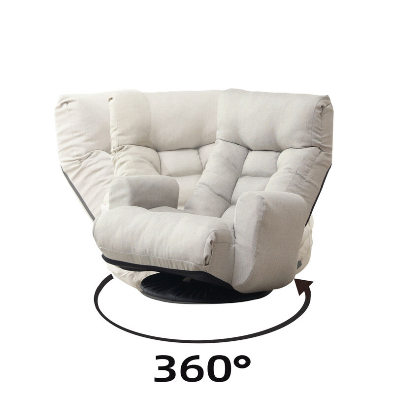 Adjustable Head And Waist, Game Chair, Lounge Chair In The Living Room, 360 Degree Rotatable