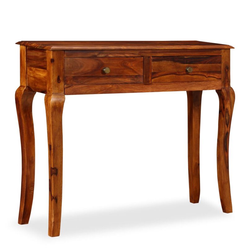 vidaXL Console Table Solid Sheesham Wood 35.4"x12.6"x30"
