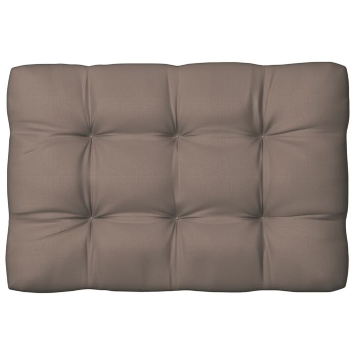 vidaXL Pallet Sofa Cushions 3 pcs Taupe