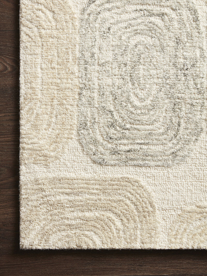 Milo MLO01 Teal/Neutral 8'6" x 12' Rug