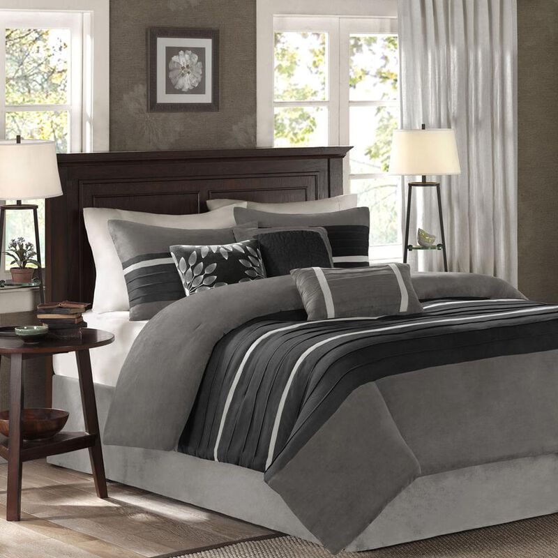 Belen Kox 7-Piece Polyester Micro Suede Comforter Set, Belen Kox