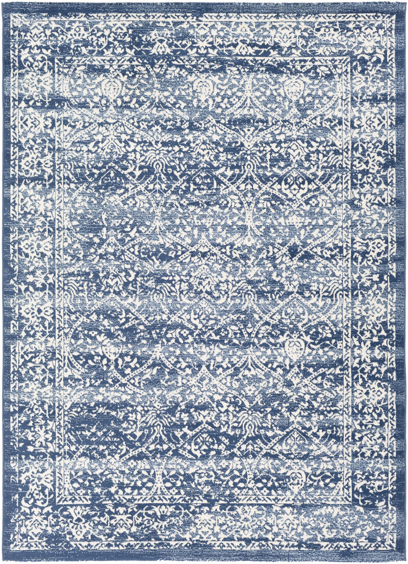 Roma ROM-2300 7'10' x 10' Blue Rug