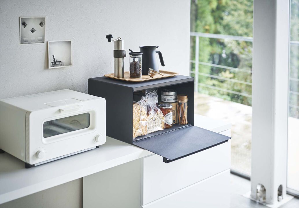 Bread Box - Steel, Black