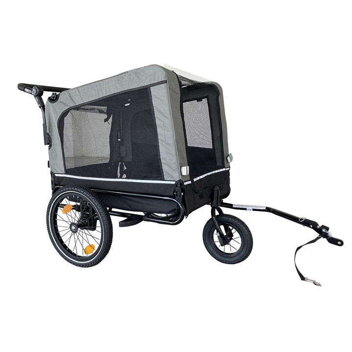Streamdale Heavy-Duty Foldable Pet Stroller Trailer
