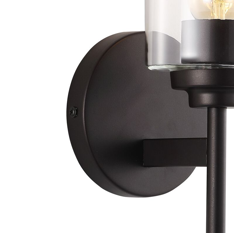 Juno Farmhouse Industrial Iron Cylinder LED Sconce