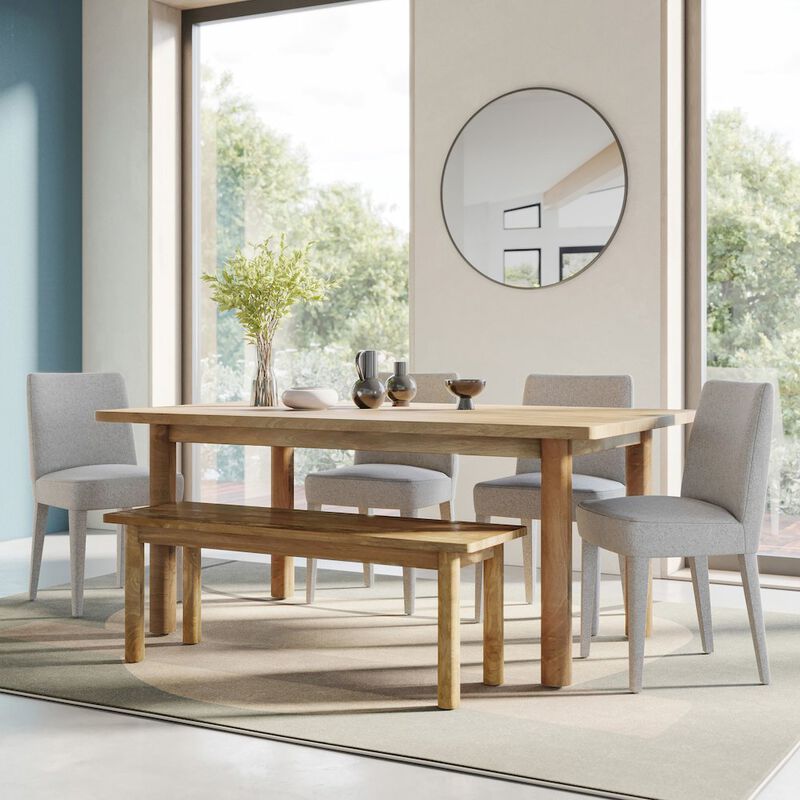 Jofran Mid-Century Modern Contemporary Upholstered Vintage Dining Chair (Set of 2)