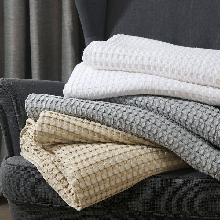 Egyptian Linens - Bamboo Waffle Blanket/Throw