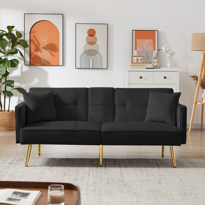 Velvet Sofa Bed