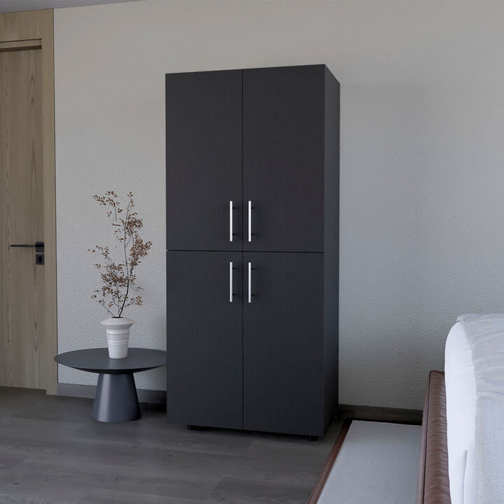 Armoire Moscow, Bedroom, Black