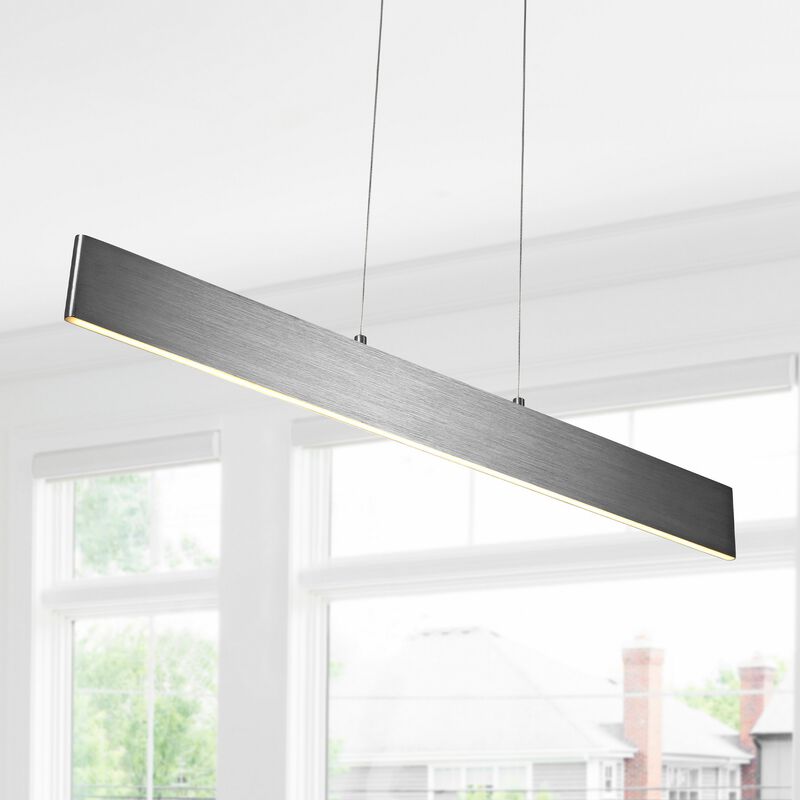 Draper Dimmable Adjustable Integrated LED Metal Linear Pendant