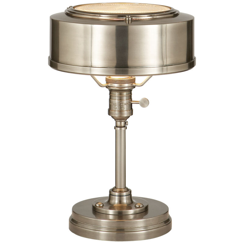 Henley Task Lamp in Antique Nickel