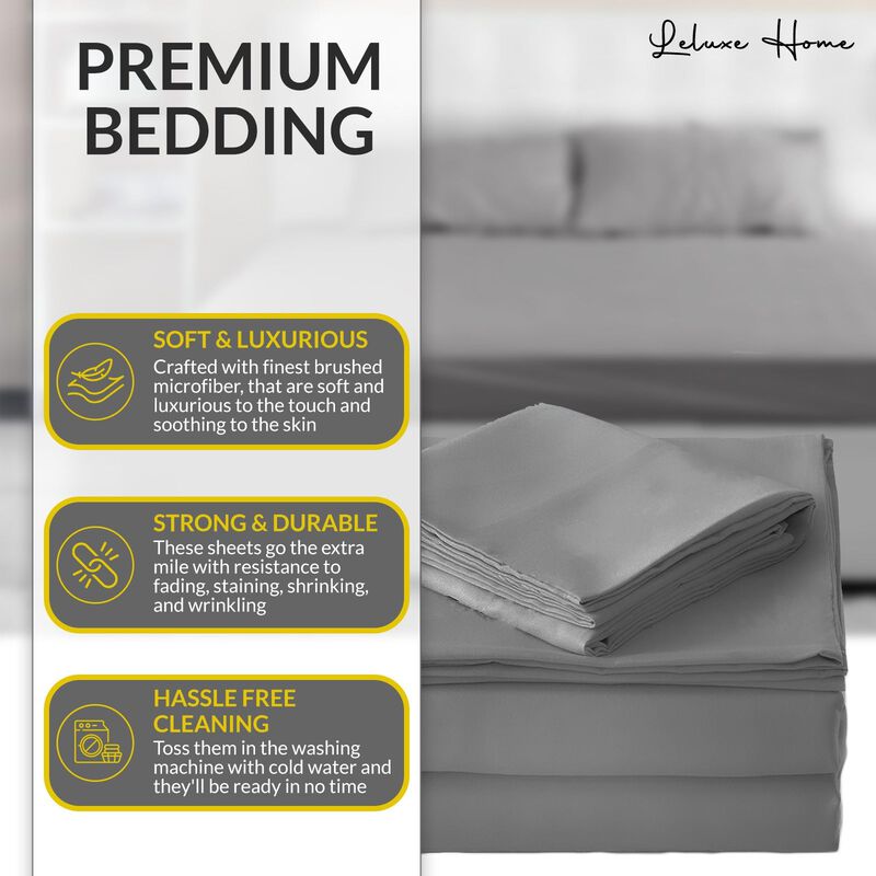 1800 Series Double Brushed Cooling Microfiber Sheet Set