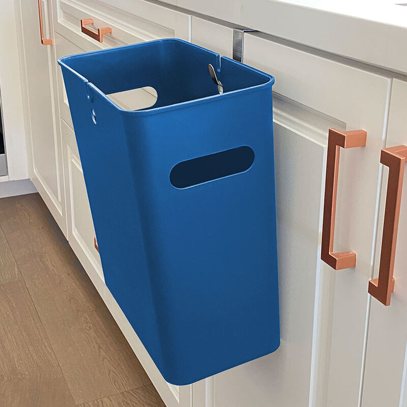 iTouchless 4.2 Gallon / 16 Liter SlimGiant Blue Wastebasket
