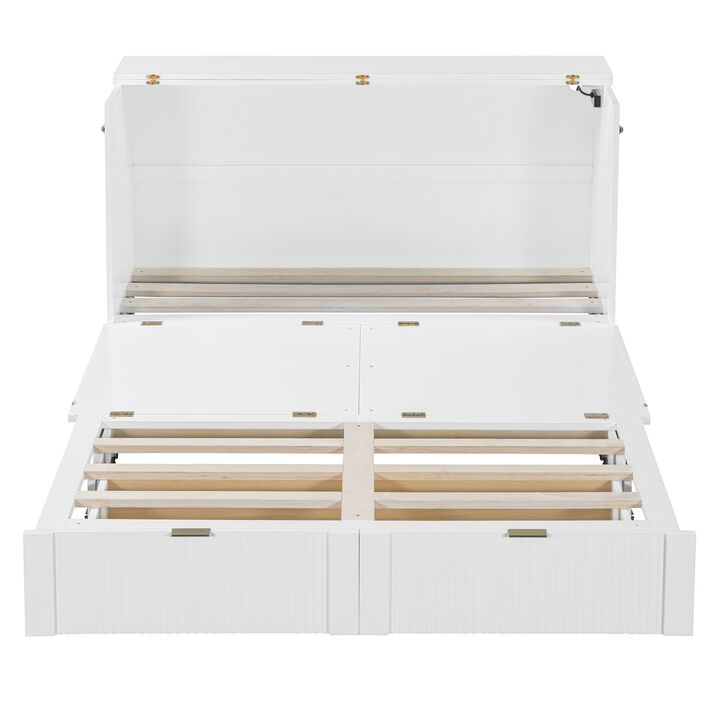 Merax Murphy Bed with Sockets and USB Ports