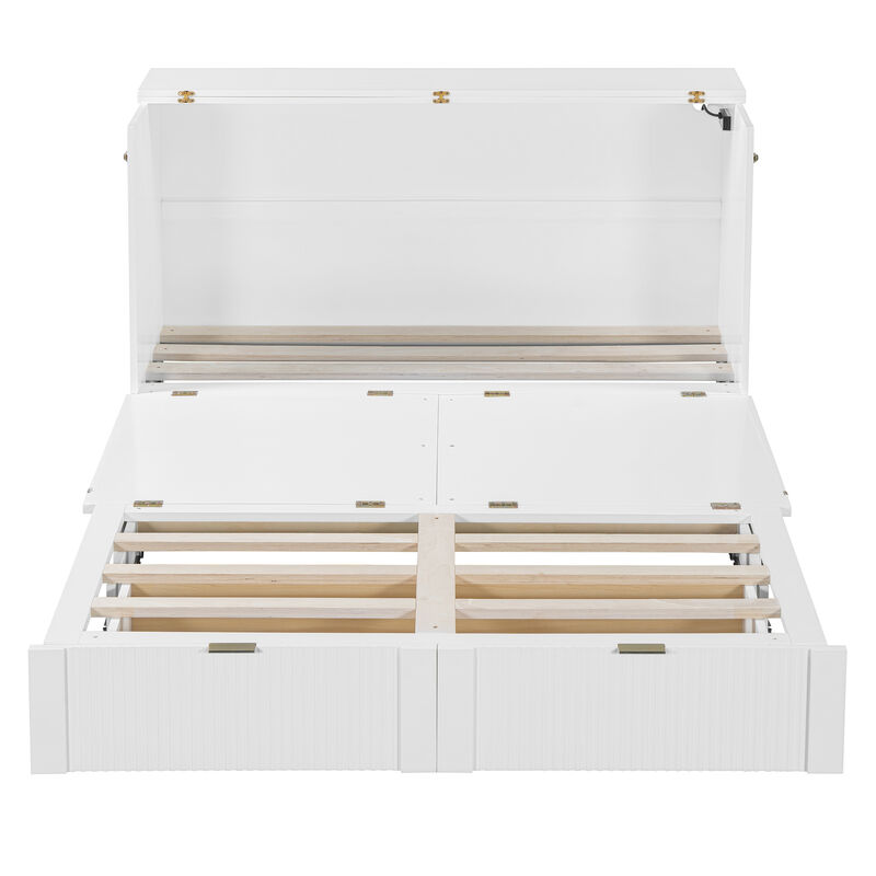 Merax Murphy Bed with Sockets and USB Ports